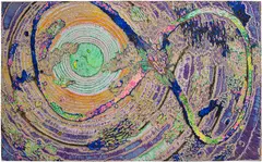 Jiang Miao, Mindfulness No. 20, 2022, acrylic carving on aluminium panel