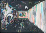 Yu Youhan, Towards Prosperity, 1994, acrylic and collage on canvas