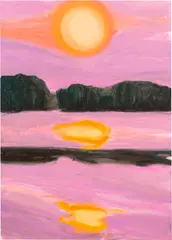 Nicole Wittenberg, Sunset 3, 2021, oil on canvas