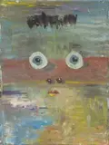 George Condo, Untitled, 1984, oil on canvas