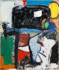 Eddie Martinez, Untitled, 2012, oil, enamel and spray paint on canvas