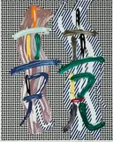 Roy Lichtenstein, Brushstroke Contest, 1989, Lithograph on Rives BFK