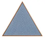 Frank Stella, Valparaiso Green, 1963 by Richard Pettibone, 1966, Enamel on canvas with artist's frame, sold May 2012