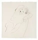 David Hockney, Celia Reclining, 1979, Lithograph on Twinrocker handmade paper