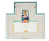 David Hockney, Red Square and the Forbidden City, 1982, Lithograph in colors on Somerset rag paper