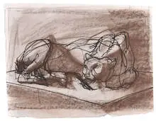 Howard Warshaw, Untitled, 1971, Ink and pastel on paper