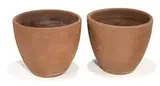 Stan Bitters, Pair of scrape-sided planters
