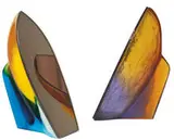 Dennis Oppenheim, Iron/Boat, 2000, Colored cast resin and tinted mirror