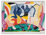 David Hockney, Twelve Fifteen, 1991, Lithograph in colors on Rives BFK