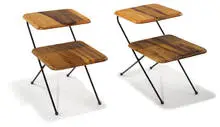 Evans Clark, Pair of nesting tables, c. 1950, Studio