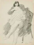 Milton Avery, Nursing Baby #14