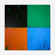 Kazuko Inoue, Untitled, 1997, acrylic on linen