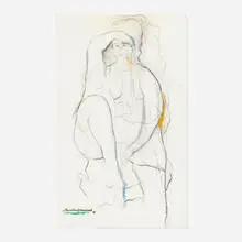 Humbert Howard, Untitled, 1969, graphite, charcoal and french chalk on paper