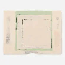 Clytie Alexander, Untitled, stenciled pigment on perforated handmade paper