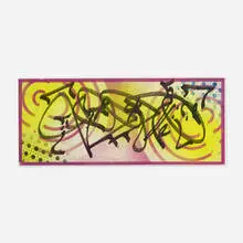 Rammellzee, Queen, 1989, mixed media on paper