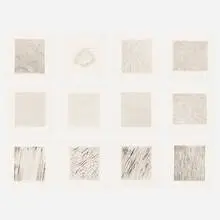 Marcia Hafif, Untitled (suite of twelve works), 1984, etching