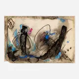 Rolph Scarlett, Abstraction with Gray Ground, gouache, watercolor and graphite on paper