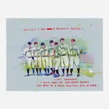 David Kramer, Untitled, Not that I am a Religious Person, 2010, watercolor and gouache on paper