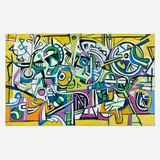 Howard Daum, Excalibar, 1962, oil on canvas