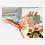 Pia Fries, Untitled (Number 01), 2000, mixed media on paper