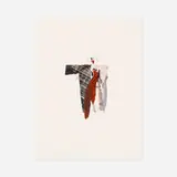 Ralph Lemon, Untitled, 1995, lithograph, paper, gouache and mixed media collage on paper