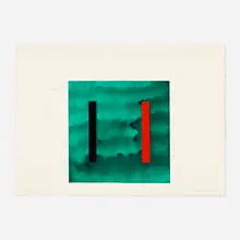 Max Gimblett, Untitled, 1980, watercolor and gouache on paper