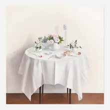 Raymond Han, Summer Flowers, 1982, oil on canvas
