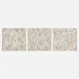 Robert Courtright, Untitled (triptych), 1985, acrylic and paper collage on board