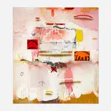 James Havard, Tableta Eagle, 1988, acrylic on canvas
