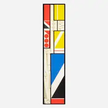 Abe Ajay, Relief Painting #2W69, 1969, acrylic on canvas and polyester resin