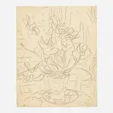 Anne Harvey, Still Life, graphite on paper