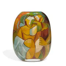 Two Picassos vase by Ada Loumani, sold Oct 2021