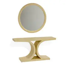 Gampel-Stoll, console table and mirror, model 564