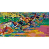 Olympic Track (Montreal Summer Games), 1976 by LeRoy Neiman, sold Apr 2021
