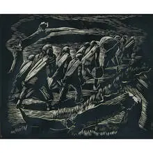 Santos Zingale, Refugees, circa 1937