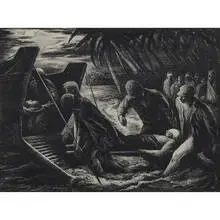 Franklin Boggs, Night Evacuation, 1944
