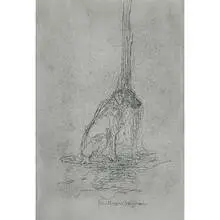 Man Ray in the Rain, 1989 by William Wegman, sold Apr 2021