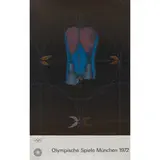 1972 Munich Olympic Posters by Josef Albers, Allan D'Arcangelo, David Hockney, Tom Wesselmann & Paul Wunderlich, sold Apr 2021