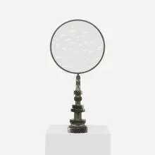 Magicscope by Feliciano Béjar, 1996, appropriated machine parts, glass, sold Sep 2012