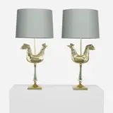 Pepe Mendoza, table lamps, pair