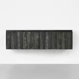wall-mounted cabinet by Paul Evans, c. 1968, welded and patinated steel, patinated copper, sold Sep 2012