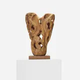 Mario Dal Fabbro, untitled, 1989, carved walnut