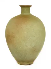 Alan Spencer-Green, Alan Spencer-Green (1932-2003), a stoneware green and mauve glazed vase