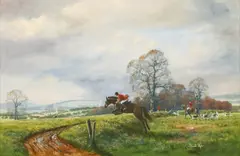 Untitled by Donald Ayres, oil on canvas 60.5 x 91.5cm ., sold Apr 2019
