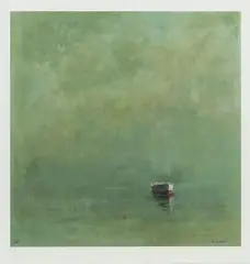 Anne Packard, New Dory, photographic offset print