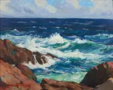 Stanley Wingate Woodward, Crashing Surf and Salt Air