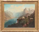 Arnold Albert Jenny, Signed 'AR: Jenny...' lower left. Oil on canvas, 40 1/2x 52 1/2 in. (102.9 x 133.4 cm), framed.