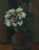 Jacob Bornfriend, Still Life with Flowers, Unsigned