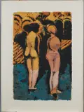 Armando Morales, Four Prints: Figuras Mujeres