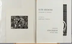 Luís Seoane, La Dama Y Otros Grabados en Madera Portfolio including Suerte de Toros,, 1959